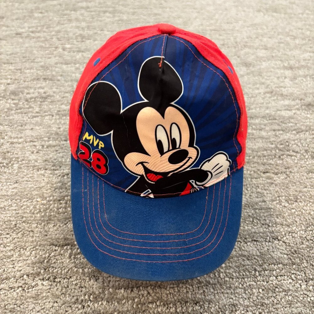 Mickey Mouse Hat - Toddler Hat - For Ages 2, 3, & 4 - Adjustable - Disney